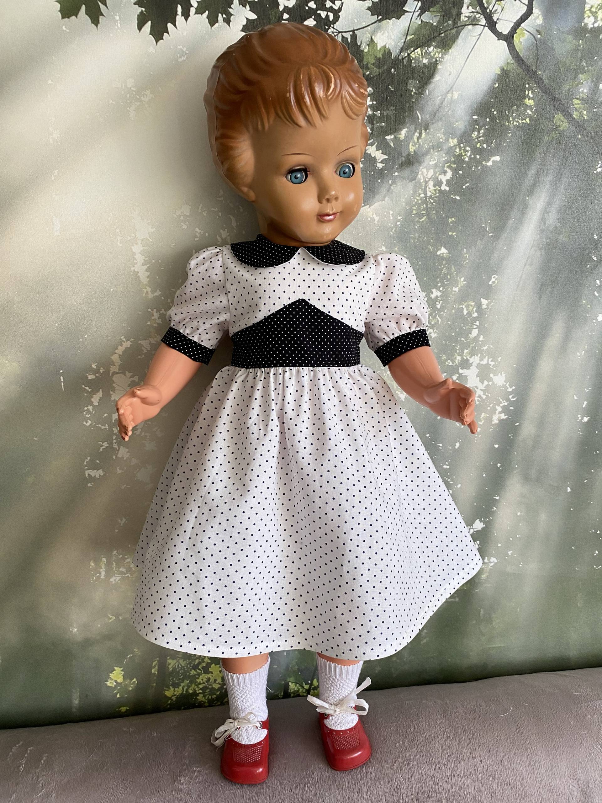 Puppenmode Kleidchen Sonntagskleidchen Mit Schleife Gr 70 Handarbeit Puppenmode Kleidchen Sonntagskleidchen Mit Schleife Gr 70 Handarbeit von UrsulaStShop