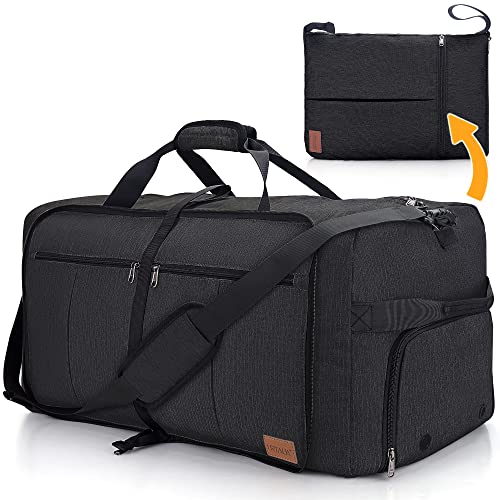 Urtala Faltbare Reisetasche für Herren & Damen, 100L Groß Weekender Übernachtungstasche mit Schuhfach, wasserdichte Handgepäck Tasche/Sporttasche von Urtala