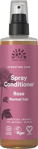 Urtekram Bio-Haarspülung im Spray - Rose - Für Normales Haar - Sprayspülung mit Natürliche Inhaltsstoffe (250 ml, 1er Pack) von Urtekram