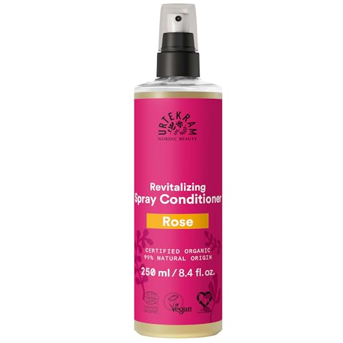 Urtekram Bio-Haarspülung im Spray - Rose - Für Normales Haar - Sprayspülung mit Natürliche Inhaltsstoffe (250 ml, 1er Pack) von Urtekram