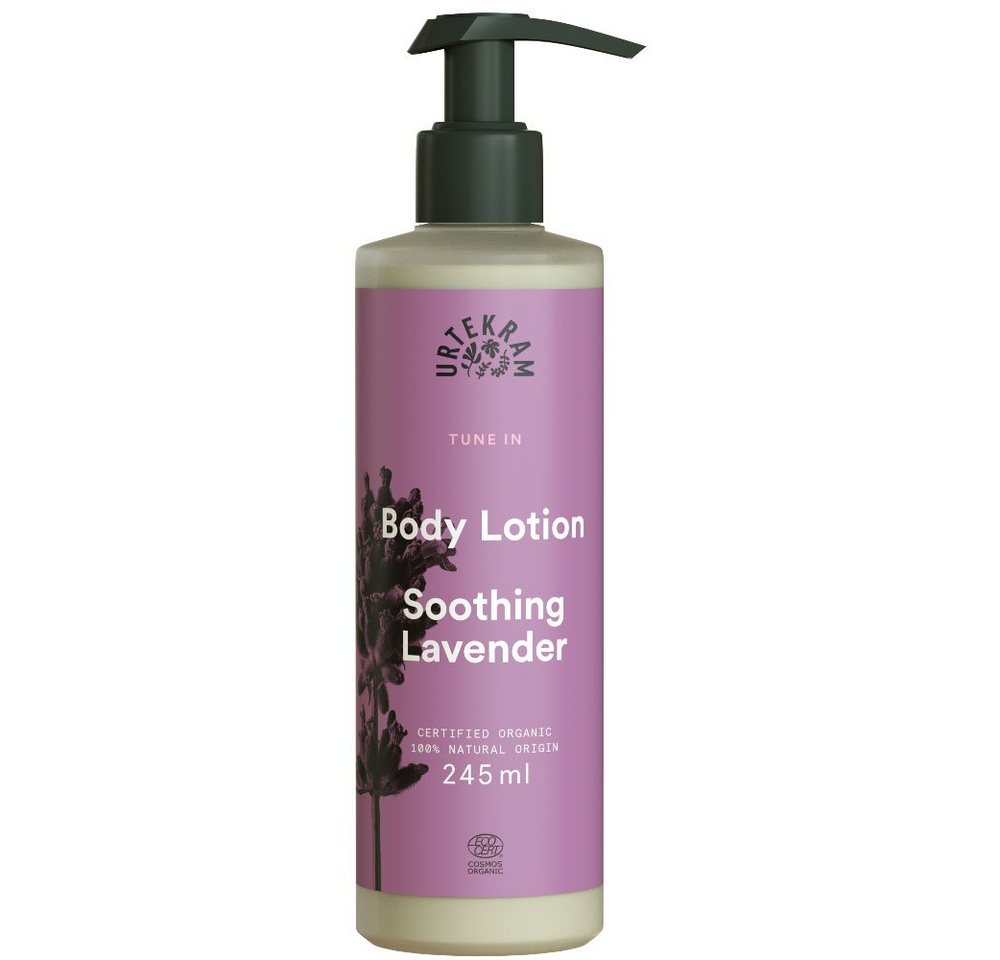 Urtekram Bodylotion Soothing Lavender Body Lotion, Lila, 245 ml von Urtekram