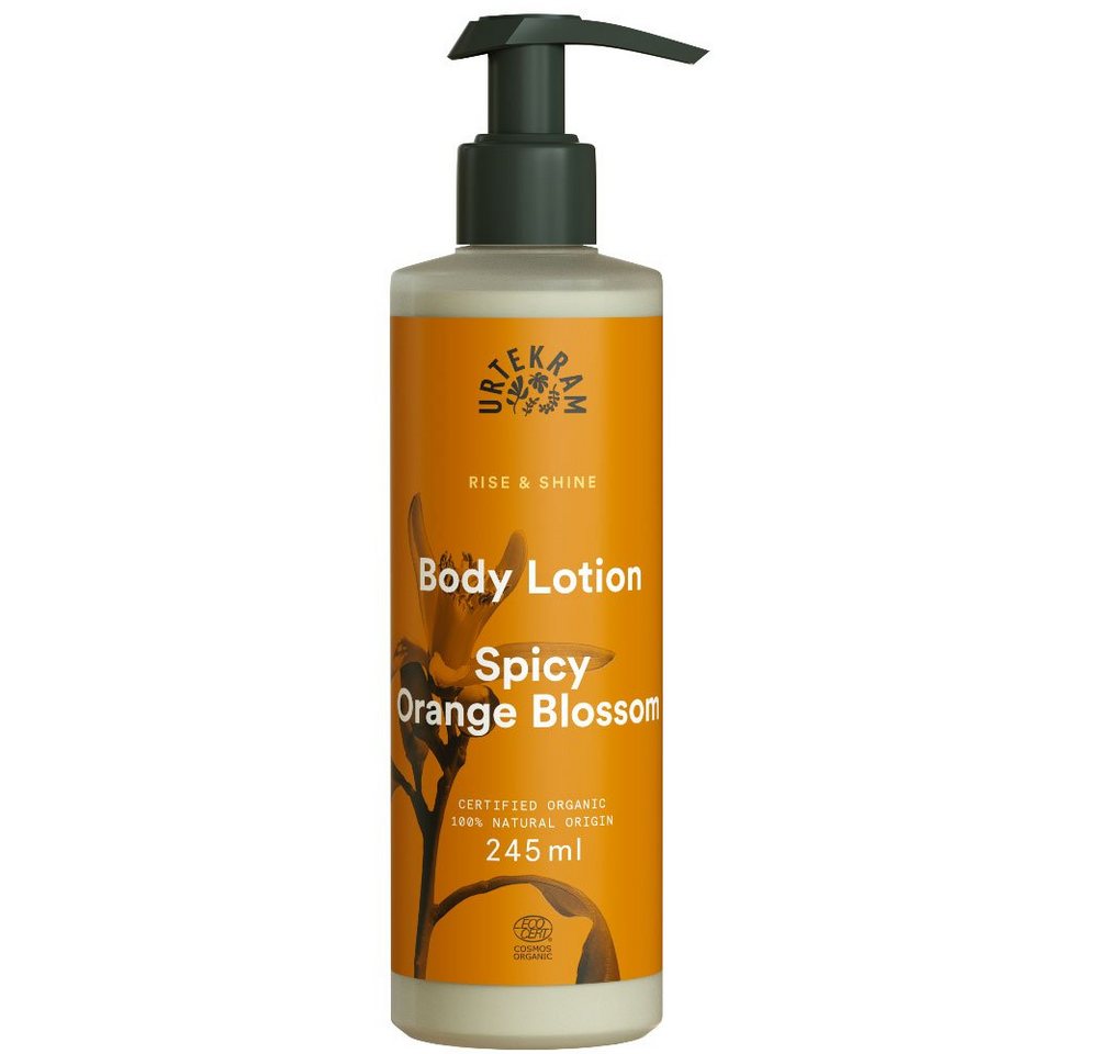 Urtekram Bodylotion Spicy Orange Blossom, Orange, 245 ml von Urtekram