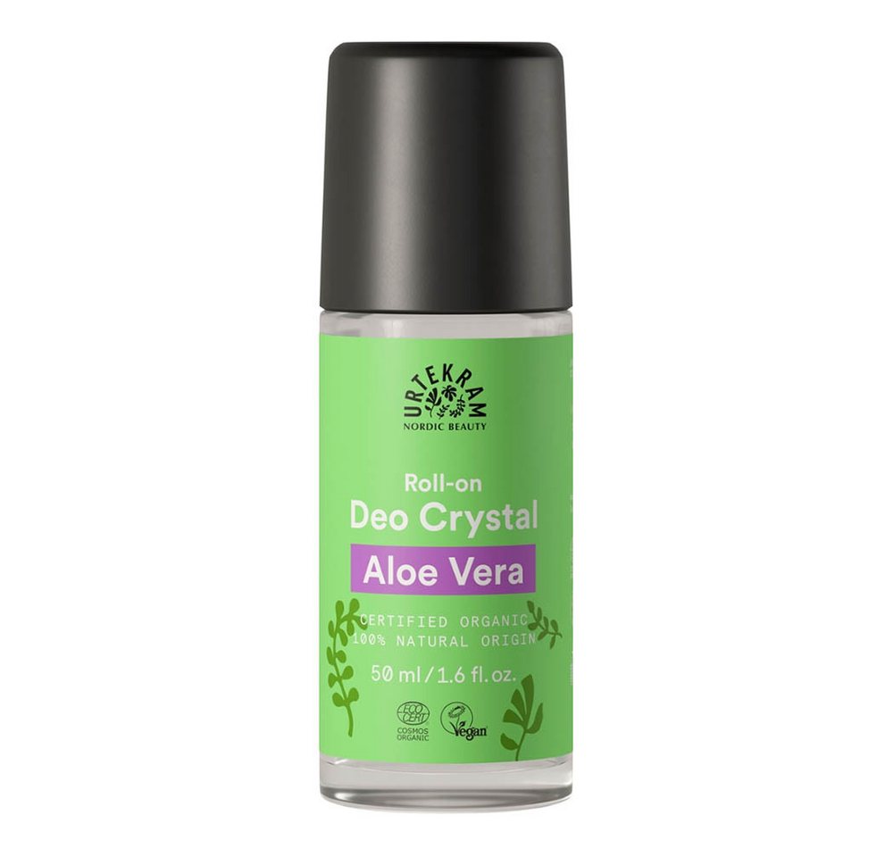 Urtekram Deo-Stift Aloe Vera - Roll-On Deo Crystal 50ml Urtekram Deo-Stift Aloe Vera - Roll-On Deo Crystal 50ml von Urtekram