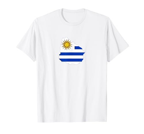 Uruguay Flagge Deko Montevideo Frauen Männer Uruguayer T-Shirt von Uruguay Fahne Land Design Damen Herren Südamerika