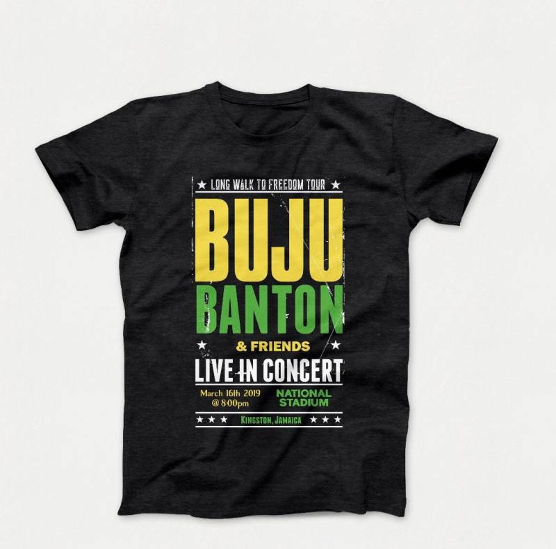 Buju Banton, Long Walk To Freedom Tour, Jamaika, Kingston, Reggae Music, Dancehall Karibik Buju Banton, Long Walk To Freedom Tour, Jamaika, Kingston, Reggae Music, Dancehall Karibik von UsTooMerch