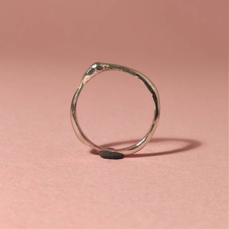 Unregelmäßiger Ring Aus Silber 925 - Größe M1/2 | Größe Uk Unregelmäßiger Ring Aus Silber 925 - Größe M1/2 | Größe Uk von UsagiJewels