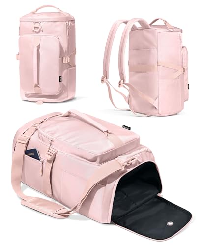 Turnbeutel für Frauen Workout Gym Rucksack mit Schuhfach Sport Duffel Bag Mehrere Taschen, Pink, Turnbeutel, Turnbeutel, Sporttasche, Sporttasche von Uselike