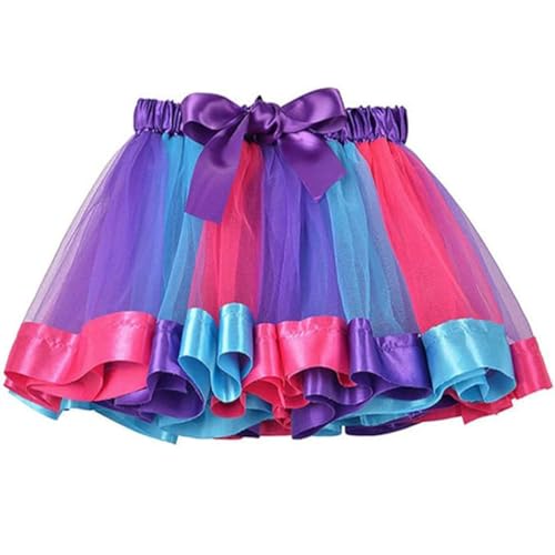 Ushiny Damen Karneval Kostüm Tüllrock 50er Petticoat Tutu Unterrock Ballett Tanz Tutu Prinzessin Puffy Tüll Tutu Rock für Frauen und Mädchen von Ushiny