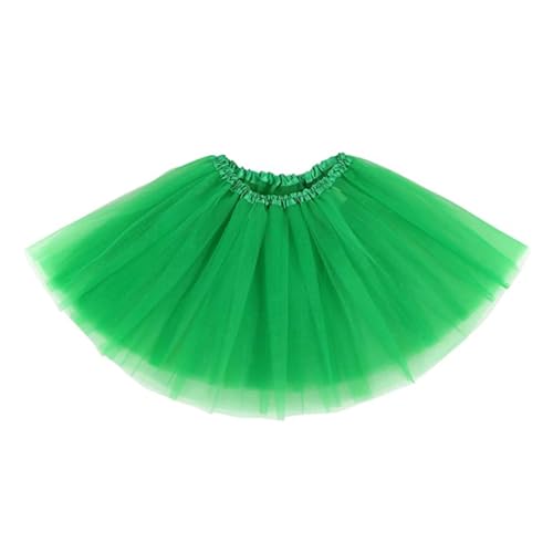 Ushiny Damen Kostüm Tütü Rock Minirock 4 Lagen Petticoat Tanzkleid Tüllrock Dehnbaren Tutu Rock Ballettrock Cosplay Minirock von Ushiny