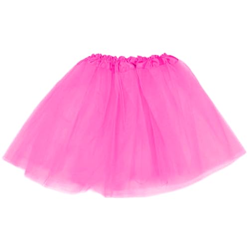 Ushiny Damen Kostüm Tütü Rock Minirock 4 Lagen Petticoat Tanzkleid Tüllrock Dehnbaren Tutu Rock Ballettrock Cosplay Minirock von Ushiny