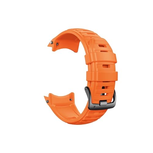 26MM passend for Garmin Silikon-Uhrenarmband for Instinct 2X SmartWatch Armband Band Instinct2x Solar Sport Ersatz-Wirstbandgürtel (Color : Orange, Size : Garmin Instinct 2X) von UsmAsk