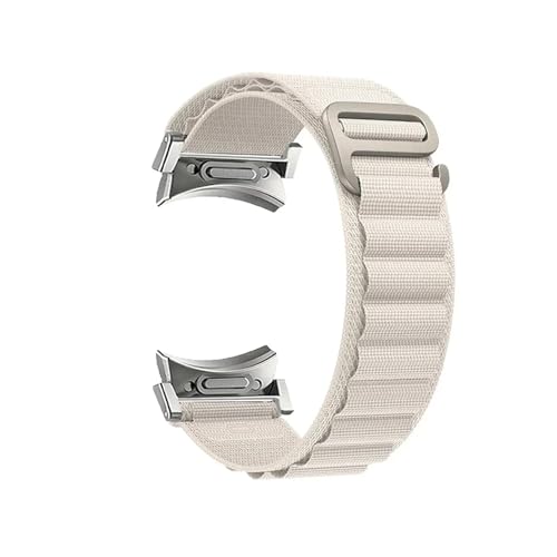 Armband passend for Samsung Galaxy Watch 4 5 6 44 40 mm Watch 5 Pro 45 mm Armband 4/6 passend for Classic 43 47 mm 46 mm 42 mm Armband (Color : Silver-8, Size : Galaxy Watch 5) von UsmAsk