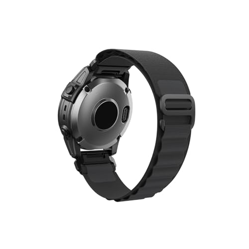 Nylonband passend for Garmin Fenix ​​7X 7 6X 6 Pro 5X Plus 3 HR 945 Quickfit Uhrenarmband Epix 2 Tactix Bravo 22mm 26mm Armband Armband (Color : B, Size : 26mm Tactix Bravo) von UsmAsk