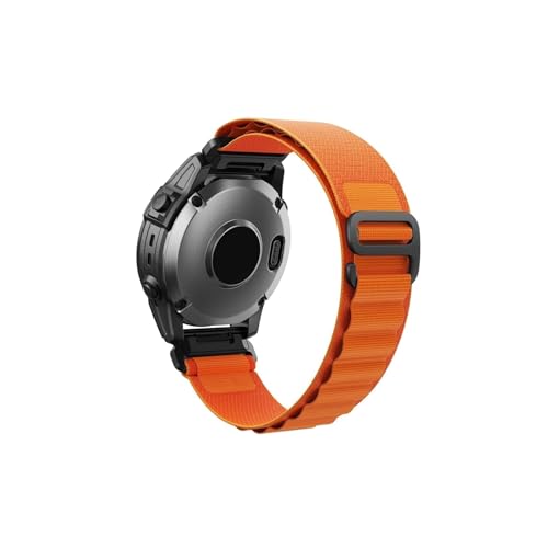 Nylonband passend for Garmin Fenix ​​7X 7 6X 6 Pro 5X Plus 3 HR 945 Quickfit Uhrenarmband Epix 2 Tactix Bravo 22mm 26mm Armband Armband (Color : C, Size : 26mm Fenix5X 5XPlus) von UsmAsk