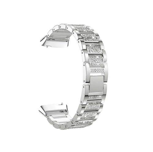 UsmAsk Metallband passend for Redmi Watch 3 Active Correa Diamant-Armbänder Ersatz passend for Redmi Watch 3 Active Fashion-Armband(Silver) von UsmAsk