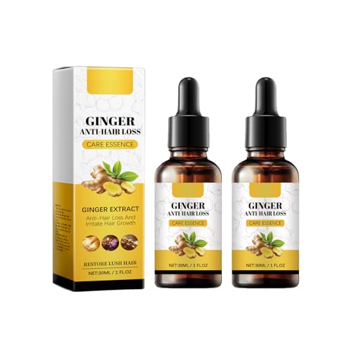 Utapossin Ingwer Haarverdünnungsspray - Anti-Haarausfall Haarserum - Pflegendes Ingwer-Spray - Fördert Dickeres Haar Wachstum für Frauen & Männer von Utapossin
