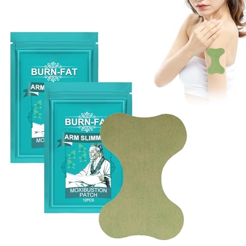Arm Abnehmen Patch, Schlankheits Arm Patch, Arm Fettverbrenner Aufkleber, Arm Slimming Patch, Moxibustion Fat Burning Arm Shaping Patch für Armstraffung Cellulite Reduzierung Toning Contouring cream von Utapossin
