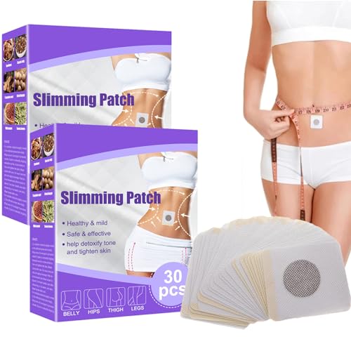 60 Stücke Moxibustion Patch, Slimming Patch, Bauch Patch, Abnehmpflaster Fettverbrennung Bauch, Abnehmen Schnell Fettverbrenner, Selbsterhitzender Natürlicher Wermutaufkleber von Utapossin