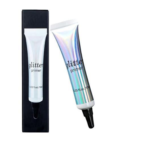 Glitter Primer Und Makeup Basis, Glitter Primer, Glitter Primer Lidschatten Applikator Glitzer Gesicht Make-Up Lidschatten Lippenstift Basis Primer Foundation von Utapossin