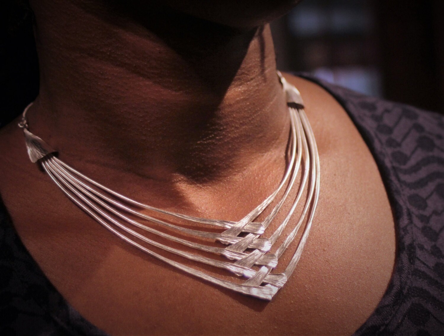 Palmenblatt Halskette Sterling Silber Abendkleid Handgemachte Aus Der Natur Inspiriert Schmuck Matt Palmenblatt Halskette Sterling Silber Abendkleid Handgemachte Aus Der Natur Inspiriert Schmuck Matt von UtasJoolz