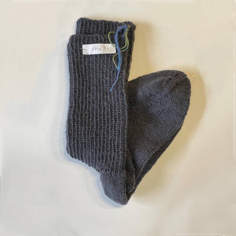 Handgestrickte Wollsocken Größe 39 von UtesWorkshop