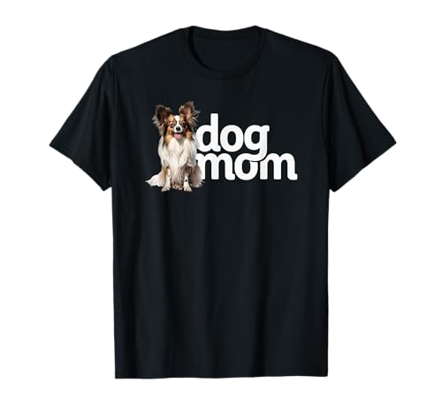 Hund Mama Papillion T-Shirt von Utopia Sport Papillion Shop