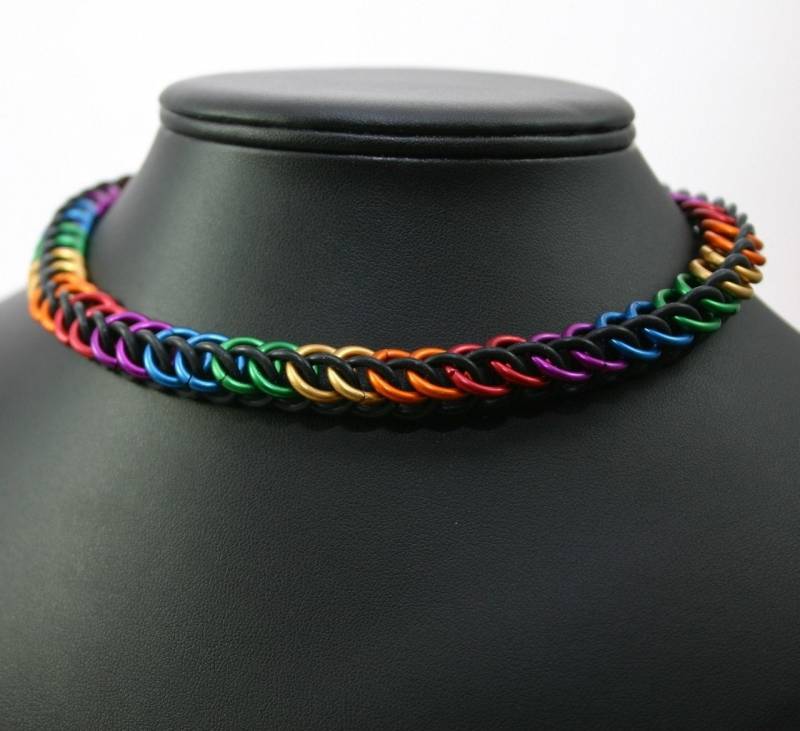 Regenbogen Stretchy Halb Persisch Halskette von UtopiaArmoury