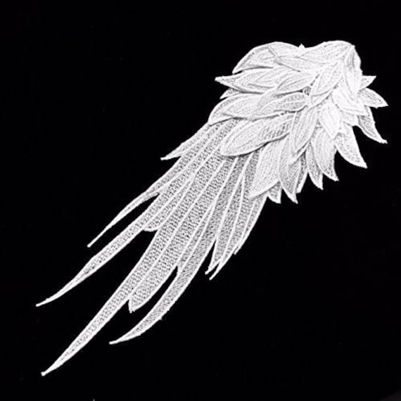 Gestickter Engelsflügel Spitzen Applikation Schulterpatch Aus Polyester Gestickter Engelsflügel Spitzen Applikation Schulterpatch Aus Polyester von Utrimming