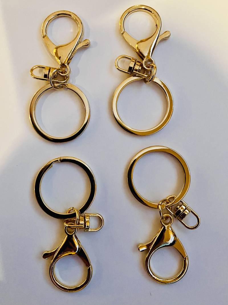 Swivel Hooks Bag Hardware - Schlüsselanhänger Messing Gold Preis Pro 4 Stück von Utrimming