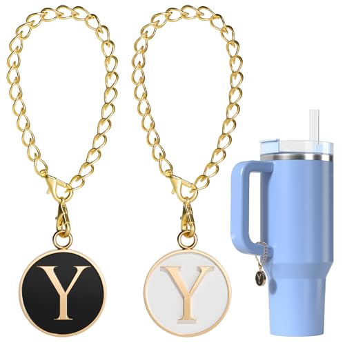 Buchstaben-Charm-Zubehör für Stanley-Becher, 2 x Anfangsbuchstaben-Griff für Stanley-Becher, personalisierter Namens-ID-Anhänger für Stanley Buchstaben-Charm-Zubehör für Stanley-Becher, 2 x Anfangsbuchstaben-Griff für Stanley-Becher, personalisierter Namens-ID-Anhänger für Stanley von Utuichuo