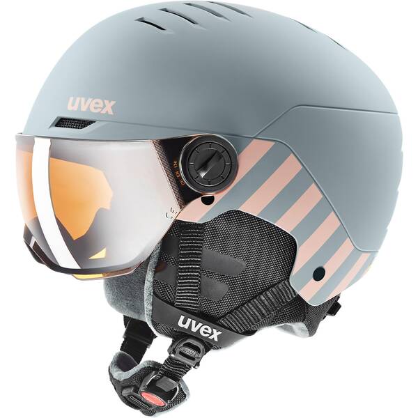 UVEX Kinder Helm rocket jr visor von Uvex