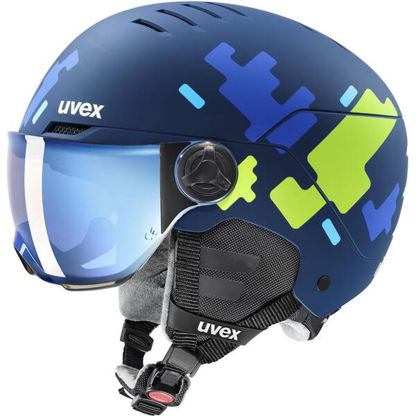 UVEX Kinder Helm rocket jr visor von Uvex