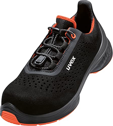 Uvex 1 G2 Arbeitsschuhe - Sicherheitsschuhe S1 SRC ESD - Schwarz/Orange - Weite 14 / Extra Breit, Größe:44 Uvex 1 G2 Arbeitsschuhe - Sicherheitsschuhe S1 SRC ESD - Schwarz/Orange - Weite 14 / Extra Breit, Größe:44 von Uvex