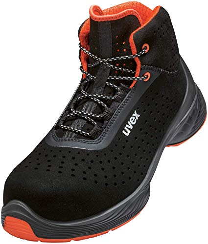 Uvex 1 G2 Arbeitsstiefel - S1 SRC ESD Sicherheitsstiefel mit Starke Dämpfung - Gr 52, Größe:44 von Uvex