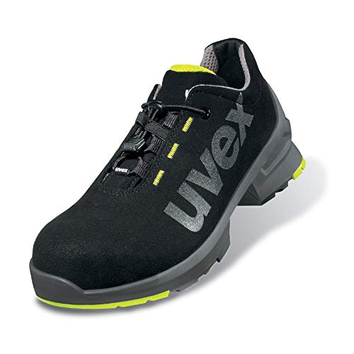Uvex 1 Arbeitsschuhe - Sicherheitsschuhe S2 SRC ESD - Lime-Schwarz - Weite 12 / Weit - GR, Größe:44 von Uvex