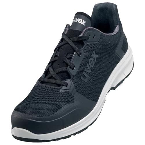 Uvex 1 Sport Arbeitsschuhe - Sicherheitshalbschuhe S1 SRC ESD - Schwarz - Weite 14 / Extra Breit, Größe:41 von Uvex
