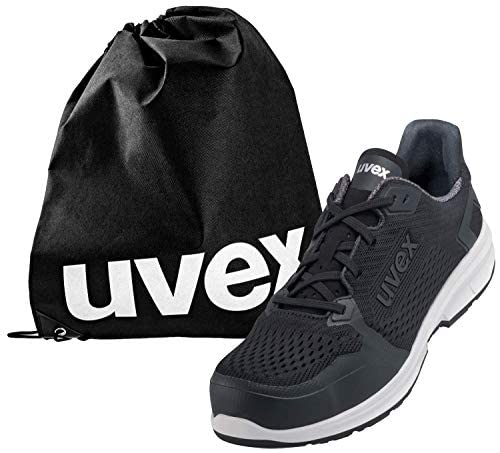 Uvex 1 Sport - Arbeitsschuhe - Sicherheitsschuhe S1 SRC ESD - leicht & rutschfest - mit Schuhbeutel - Schwarz - 44 von Uvex