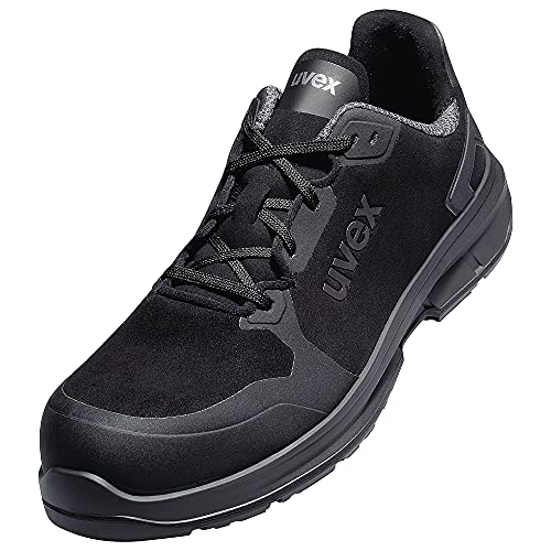 Uvex 1 Sport Arbeitsschuhe - Sicherheitsschuhe S3 SRC ESD - Schwarz - Weite 14 / Extra Breit, Größe:41 von Uvex