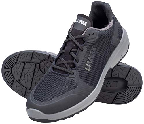 Uvex 1 Sport NC Arbeitsschuhe - Sicherheitsschuhe O1 FO SRC ESD - Schwarz, Größe:47 von Uvex