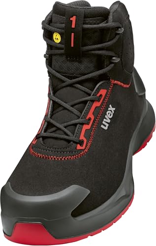 Uvex 1 x-craft Schnürstiefel S3L FO SC SR - Sicherheitsschuhe - sportliche Sicherheitsstiefel - metallfreie Zehenschutzkappe - Weite 11 von Uvex
