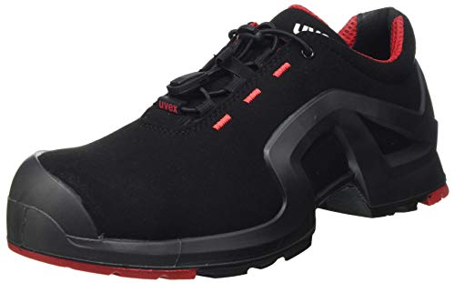 Uvex 1 x-tended Support Arbeitsschuhe - Sicherheitsschuhe S3 SRC ESD - Rot-Schwarz - Weite 12 / Weit - GR, Größe:49 von Uvex