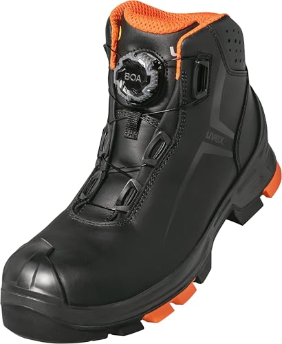 Uvex 2 Schnürstiefel BOA® S3L FO SC SR - Sicherheitsschuhe - Sicherheitsstiefel - wasserabweisend - Weite 11 - Größe 39 von Uvex