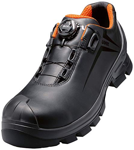 Uvex 2 Vibram - Sicherheitsschuhe S3 HI HRO SRC - Schwarz/Orange, Größe:48 von Uvex