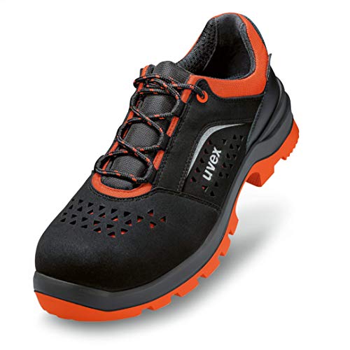 Uvex 2 Xenova Arbeitsschuhe - Sicherheitsschuhe S2 SRC ESD - Orange-Schwarz, Größe:38 von Uvex