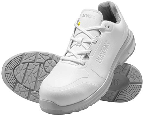 Uvex 1 Sport Hygiene Sicherheitsschuhe für die Arbeit - S3 SRC ESD - Weiß - 40 von Uvex