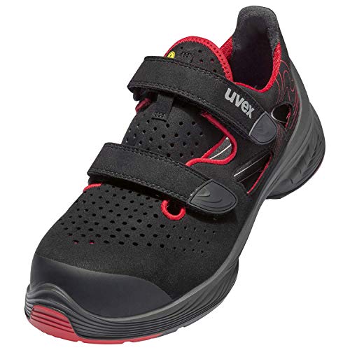 Uvex 68362 Herren-Sicherheitssandale - S1 P SRC ESD - Rot-Schwarz - Gr. 41 Uvex 68362 Herren-Sicherheitssandale - S1 P SRC ESD - Rot-Schwarz - Gr. 41 von Uvex