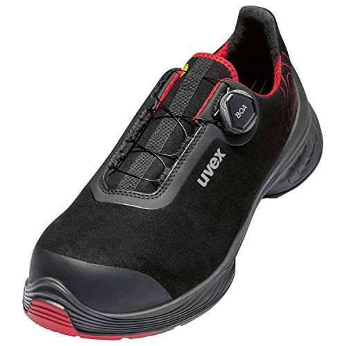 Uvex 68402 Herren Sicherheitshalbschuh - S3 SRC - Rot-Schwarz - Gr. 44 von Uvex