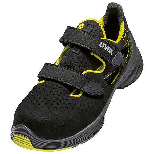 Uvex 68420 Herren Sicherheitssandale - S1 SRC - Gelb-Schwarz - Weite 14 - Extra Breit - Gr. 47 Uvex 68420 Herren Sicherheitssandale - S1 SRC - Gelb-Schwarz - Weite 14 - Extra Breit - Gr. 47 von Uvex