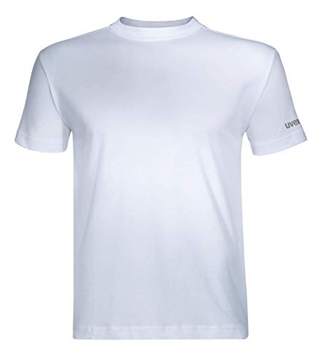 Uvex Basic 88162 Herren-Arbeitsshirt - Weiße Männer-T-Shirt L von Uvex