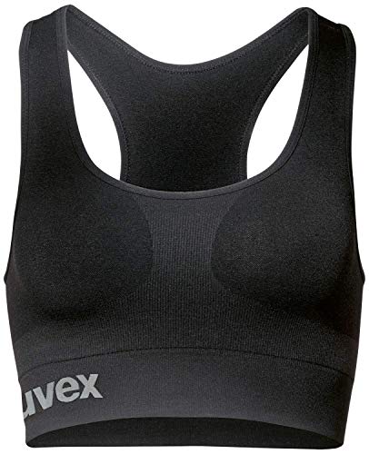 Uvex 88307 Seamless Sport-BH ohne Bügel - Frauen-Bustier - Schwarz - M/L von Uvex